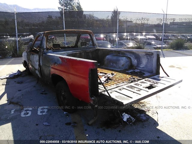 1N6SD11S7TC328700 - 1996 NISSAN TRUCK XE RED photo 3