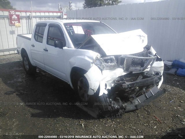 1N6AD0ER6CC465155 - 2012 NISSAN FRONTIER S/SV/SL/PRO-4X WHITE photo 1