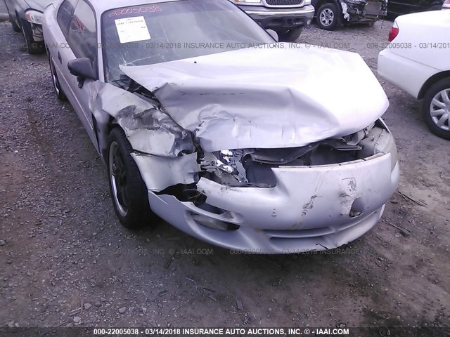 4B3AU52NXWE149879 - 1998 DODGE AVENGER ES SILVER photo 6