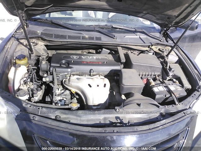 4T1BE46K07U613972 - 2007 TOYOTA CAMRY NEW GENERAT CE/LE/XLE/SE BLACK photo 10