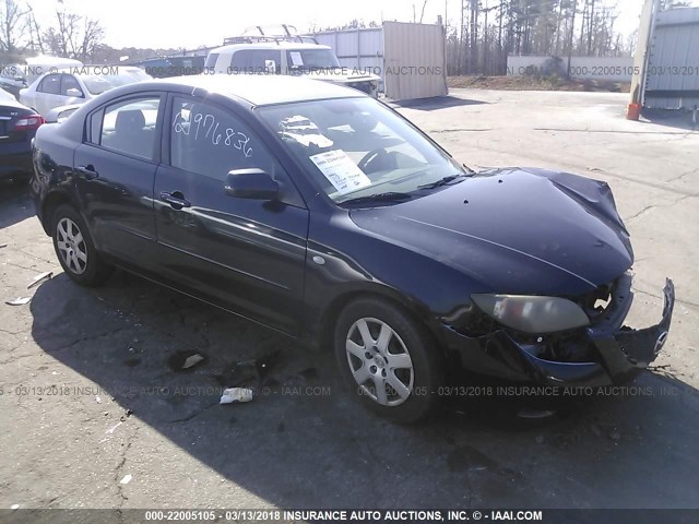 JM1BK12F881184670 - 2008 MAZDA 3 I BLACK photo 1