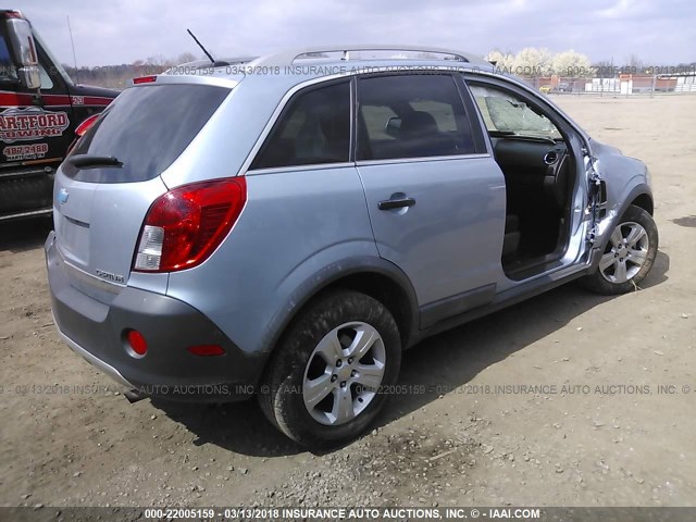 3GNAL2EK1DS623182 - 2013 CHEVROLET CAPTIVA LS 浅蓝色 照片 4