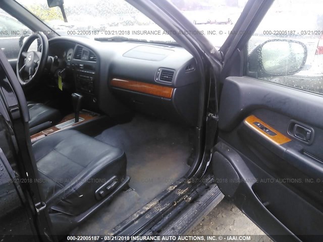 JN8DR09Y43W812598 - 2003 NISSAN PATHFINDER LE/SE BLACK photo 5