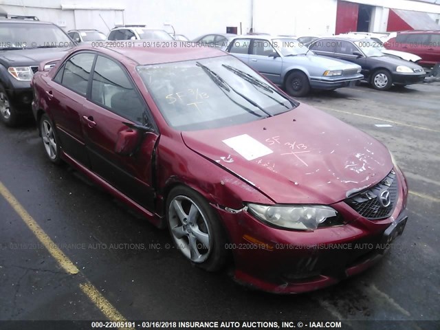 1YVFP80C945N42828 - 2004 MAZDA 6 I RED photo 1