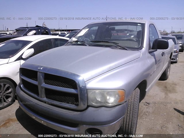 1D7HA16K44J178272 - 2004 DODGE RAM 1500 ST GRAY photo 2