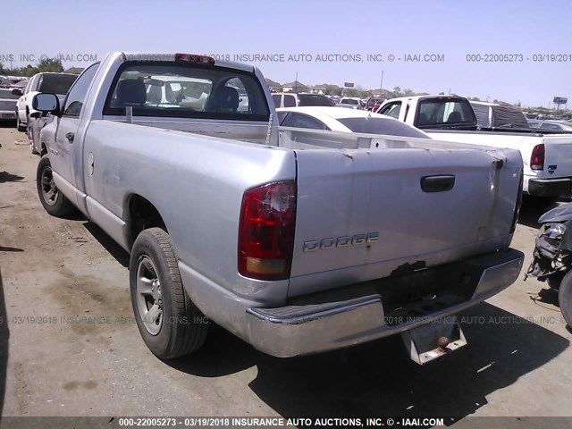 1D7HA16K44J178272 - 2004 DODGE RAM 1500 ST GRAY photo 3