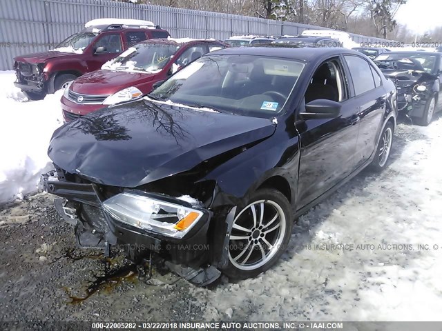 3VW2K7AJ8BM019086 - 2011 VOLKSWAGEN JETTA S 黑色 照片 2