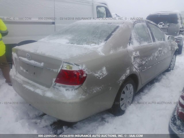 4T1BE30K66U744325 - 2006 TOYOTA CAMRY LE/XLE/SE TAN photo 4