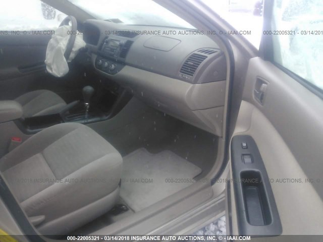 4T1BE30K66U744325 - 2006 TOYOTA CAMRY LE/XLE/SE TAN photo 5