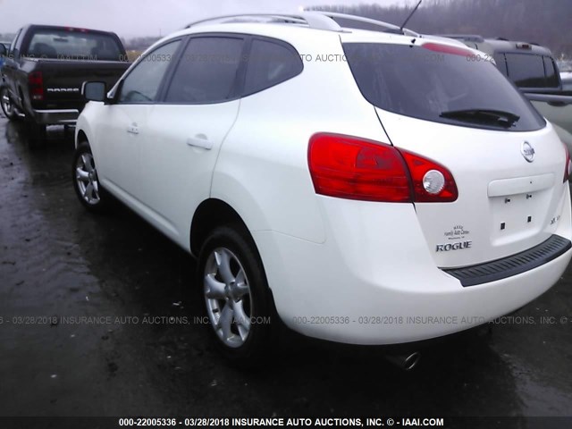 JN8AS58V18W125856 - 2008 NISSAN ROGUE S/SL CREAM photo 3