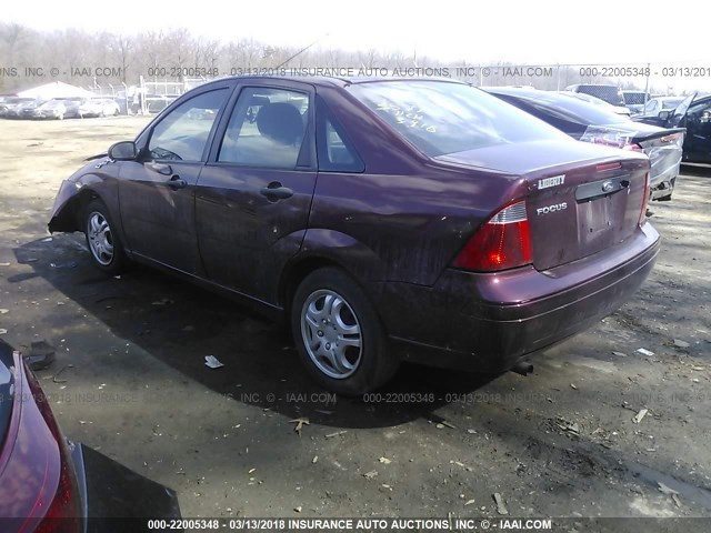 1FAFP34N97W352827 - 2007 FORD FOCUS ZX4/S/SE/SES 红色 照片 3