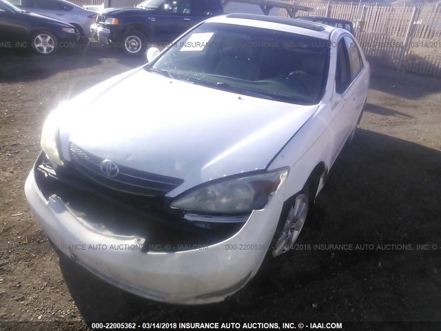 4T1BF32K63U053852 - 2003 TOYOTA CAMRY LE/XLE/SE WHITE photo 2
