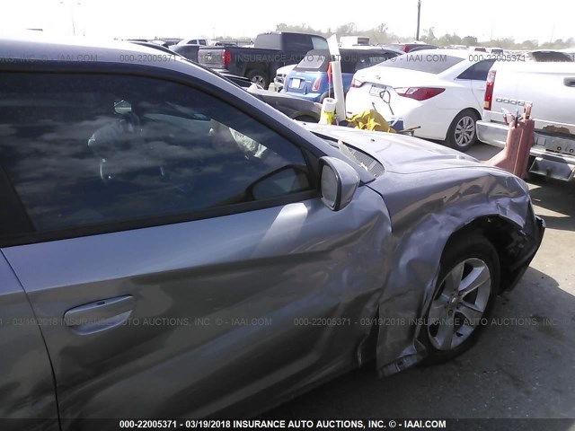 2C3CDXHG1EH182441 - 2014 DODGE CHARGER SXT SILVER photo 6