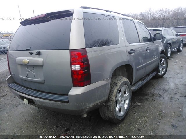 1GNFC13C37J301838 - 2007 CHEVROLET TAHOE C1500 TAN photo 4