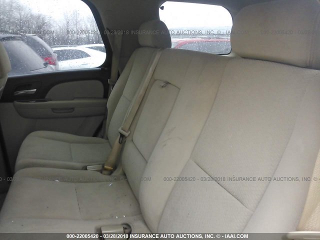 1GNFC13C37J301838 - 2007 CHEVROLET TAHOE C1500 TAN photo 8