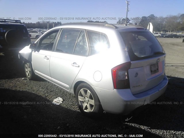 KNAFG526187149294 - 2008 KIA RONDO LX/EX SILVER photo 3