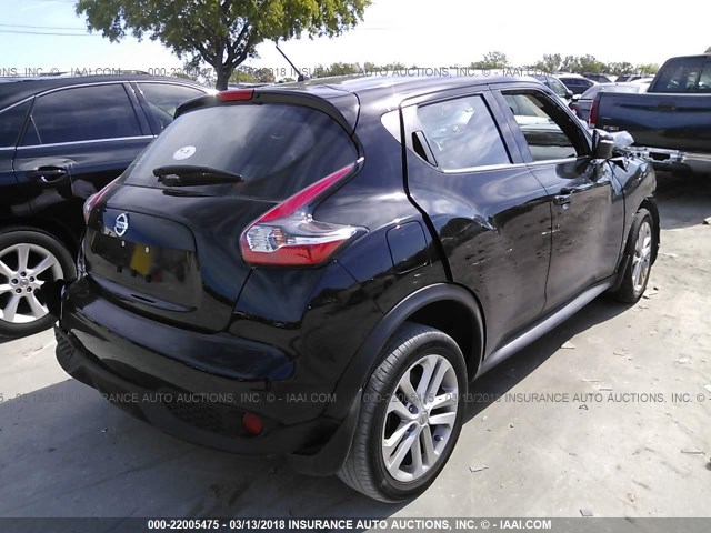 JN8AF5MR2HT700125 - 2017 NISSAN JUKE S/SV/SL/NISMO BLACK photo 4