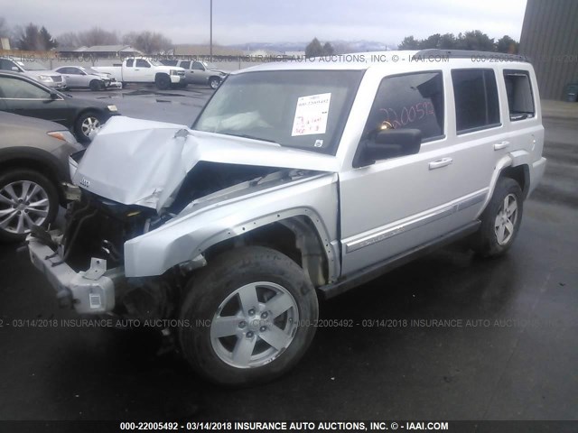 1J8HG48K38C194876 - 2008 JEEP COMMANDER SPORT Արծաթագույն լուսանկար 2