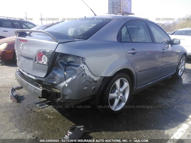 1YVHP84C475M27755 - 2007 MAZDA 6 I GRAY photo 4