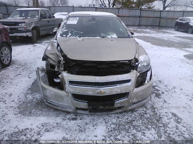 1G1ZH57B68F177500 - 2008 CHEVROLET MALIBU 1LT GOLD photo 6