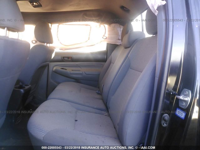 3TMJU4GN1EM157767 - 2014 TOYOTA TACOMA DOUBLE CAB PRERUNNER GRAY photo 8