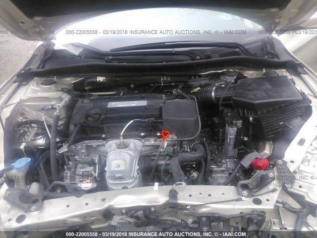 1HGCR2F31EA086518 - 2014 HONDA ACCORD LX BEIGE photo 10