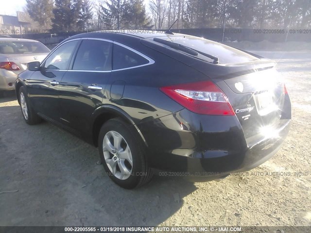 5J6TF2H57CL006169 - 2012 HONDA CROSSTOUR EXL BLACK photo 3