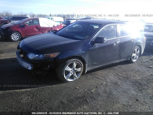 JH4CU2F64AC003507 - 2010 ACURA TSX BLACK photo 2