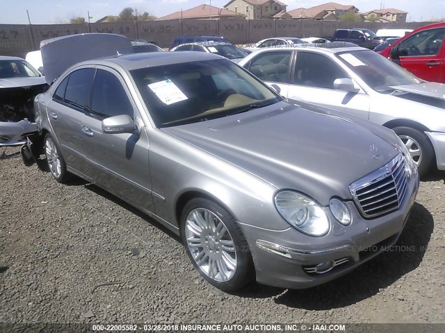 WDBUF87X48B305680 - 2008 MERCEDES-BENZ E 350 4MATIC SILVER photo 1