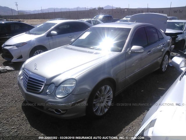 WDBUF87X48B305680 - 2008 MERCEDES-BENZ E 350 4MATIC SILVER photo 2