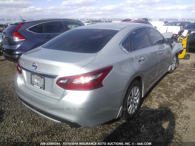 1N4AL3AP7HC278869 - 2017 NISSAN ALTIMA 2.5/S/SV/SL/SR SILVER photo 4