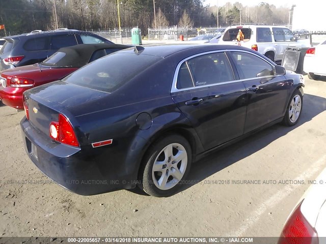 1G1ZB5E02CF277167 - 2012 CHEVROLET MALIBU LS 蓝色 照片 4