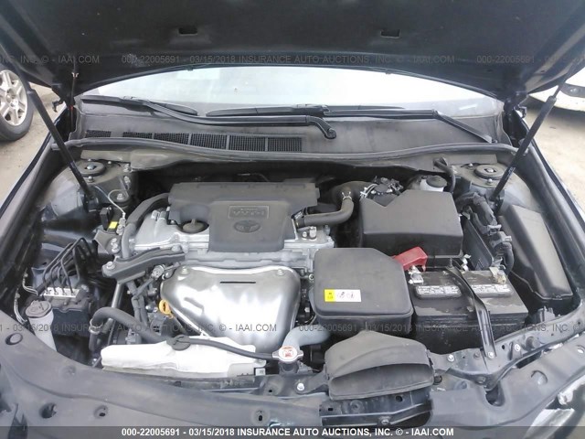 4T1BF1FK4HU377114 - 2017 TOYOTA CAMRY LE/XLE/SE/XSE BLACK photo 10