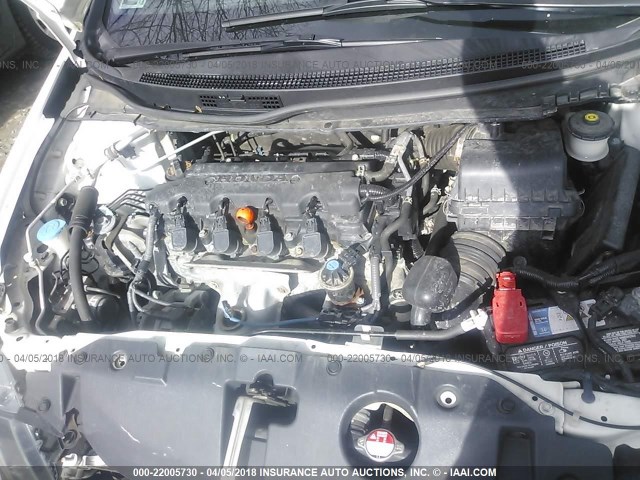 19XFB2F95DE281201 - 2013 HONDA CIVIC EXL თეთრი ფოტო 10