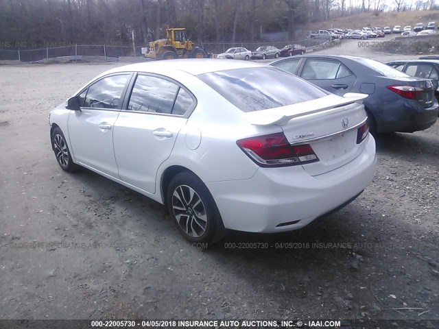 19XFB2F95DE281201 - 2013 HONDA CIVIC EXL თეთრი ფოტო 3