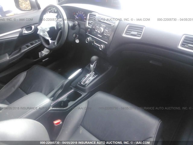 19XFB2F95DE281201 - 2013 HONDA CIVIC EXL თეთრი ფოტო 5