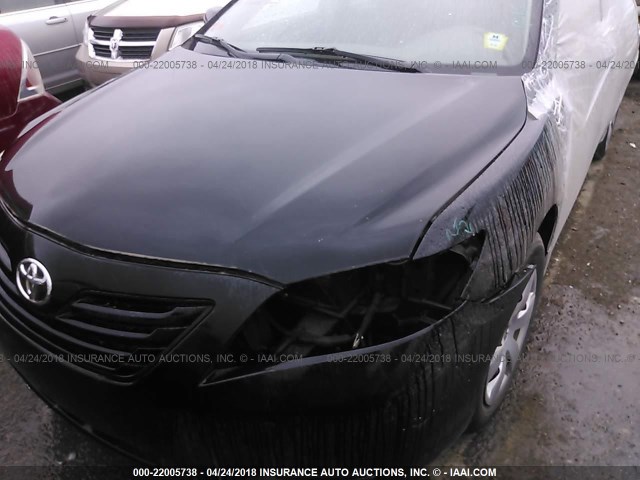 4T1BE46K37U510092 - 2007 TOYOTA CAMRY NEW GENERAT CE/LE/XLE/SE BLACK photo 6