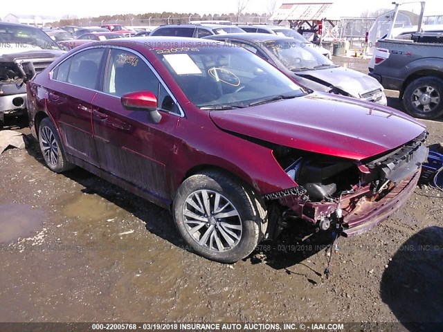 4S3BNAC62J3024896 - 2018 SUBARU LEGACY 2.5I PREMIUM RED photo 1