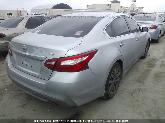 1N4AL3AP3HC148930 - 2017 NISSAN ALTIMA 2.5/S/SV/SL/SR SILVER photo 4