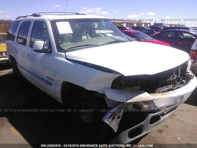 1GKEK13T01J224896 - 2001 GMC YUKON WHITE photo 1