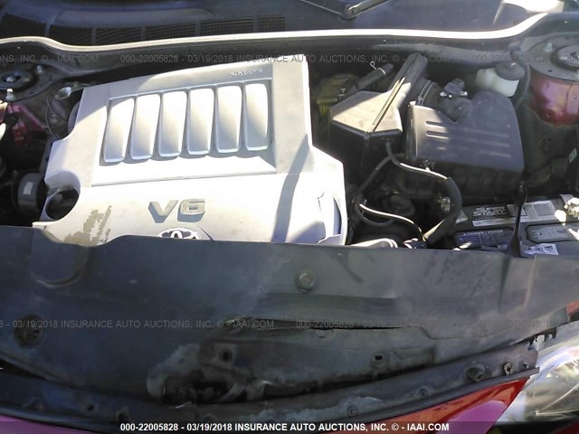 4T1BK46K99U087921 - 2009 TOYOTA CAMRY SE/LE/XLE RED photo 10