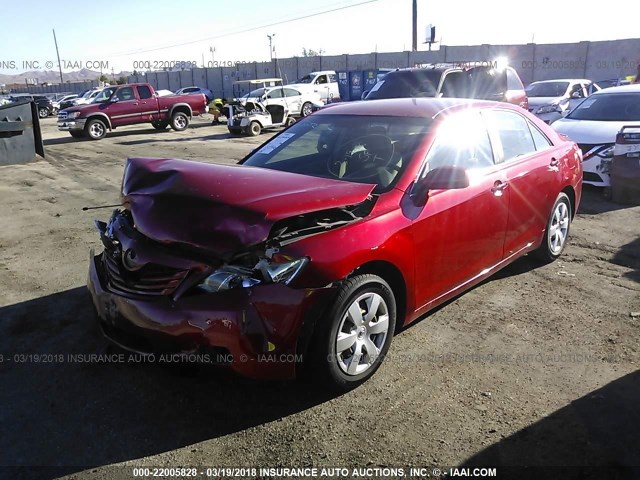4T1BK46K99U087921 - 2009 TOYOTA CAMRY SE/LE/XLE RED photo 2