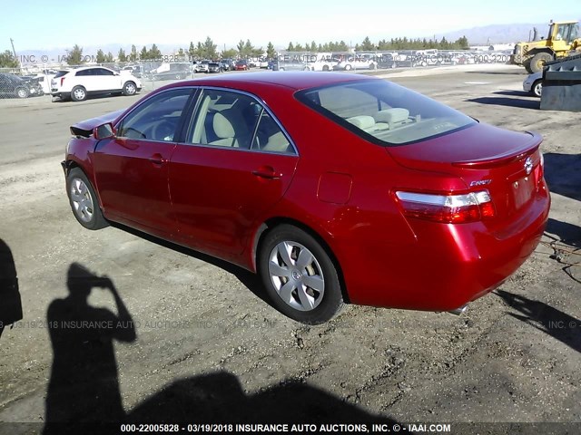 4T1BK46K99U087921 - 2009 TOYOTA CAMRY SE/LE/XLE RED photo 3
