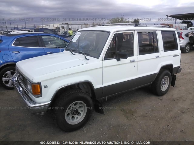 JACCH58R9M8916395 - 1991 ISUZU TROOPER WHITE photo 2