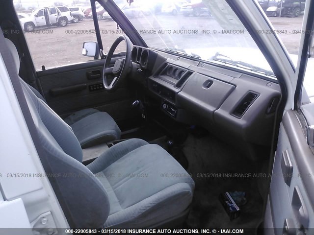 JACCH58R9M8916395 - 1991 ISUZU TROOPER WHITE photo 5