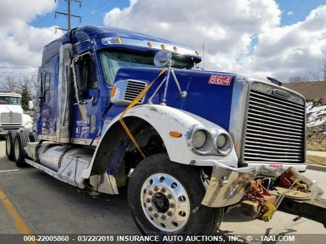 1FUJCRCK06PW10762 - 2006 FREIGHTLINER CORONADO CORONADO 132 BLUE photo 1