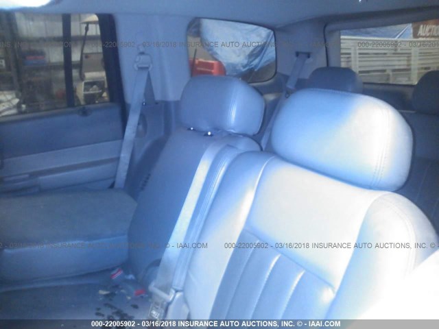 1D4HB58D04F214929 - 2004 DODGE DURANGO LIMITED BLUE photo 8