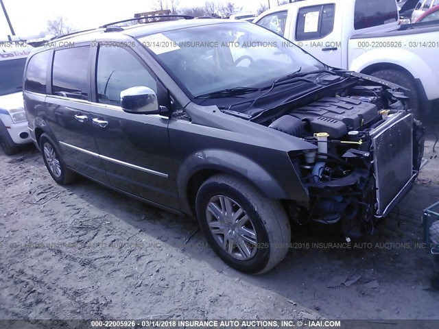 2A4RR6DX9AR286939 - 2010 CHRYSLER TOWN & COUNTRY LIMITED GRAY photo 1