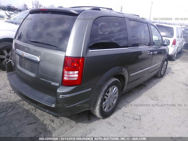 2A4RR6DX9AR286939 - 2010 CHRYSLER TOWN & COUNTRY LIMITED GRAY photo 4