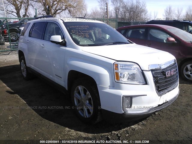 2GKFLTEK1H6292195 - 2017 GMC TERRAIN SLE WHITE photo 1